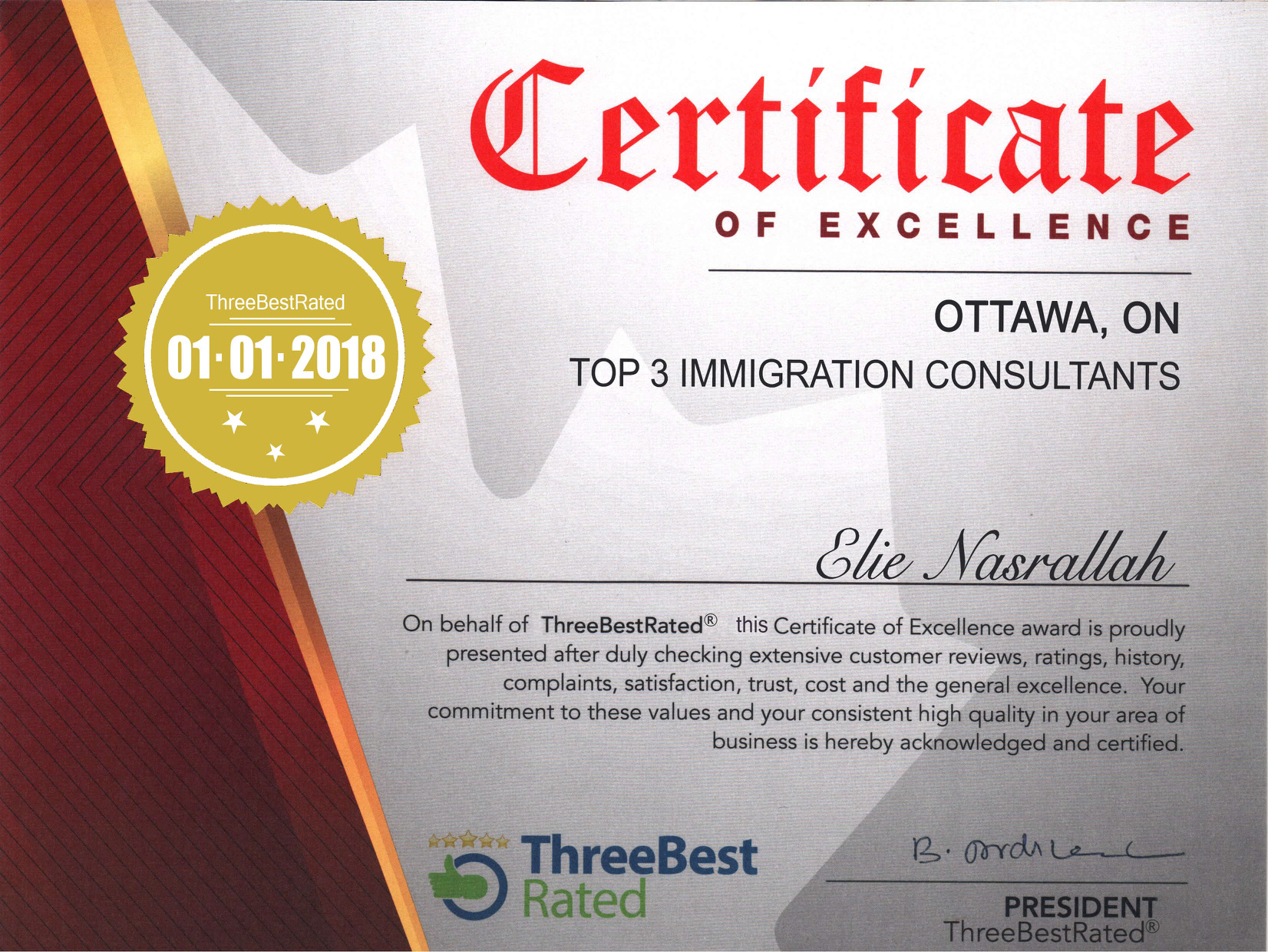 Top3 immigration consultants in Ottawa 2018