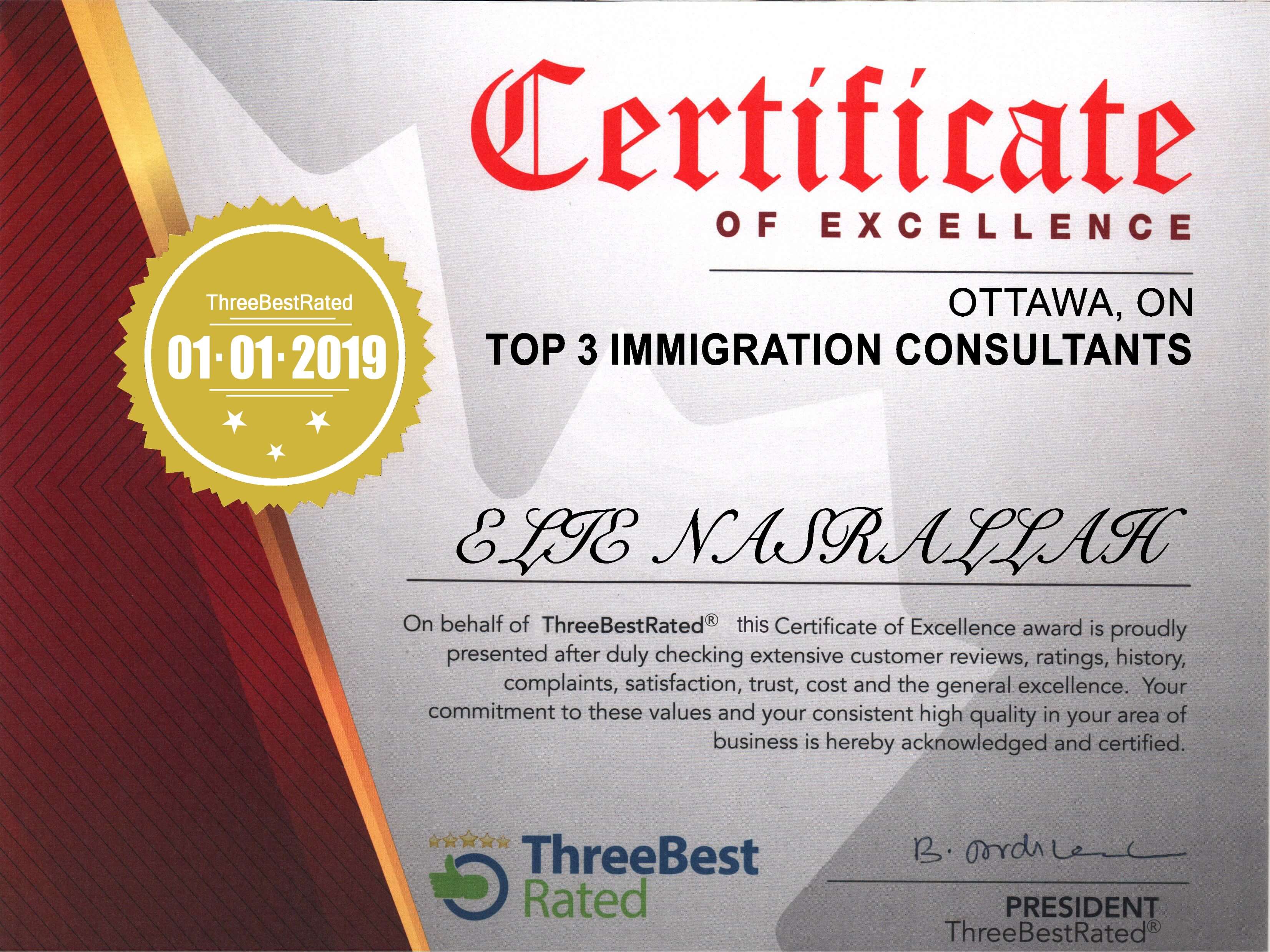 Top3 immigration consultants in Ottawa 2019